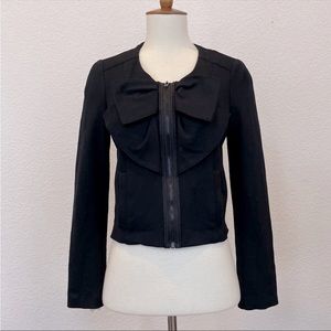 Anthropologie Sine Black Bow Lady Jacket 4